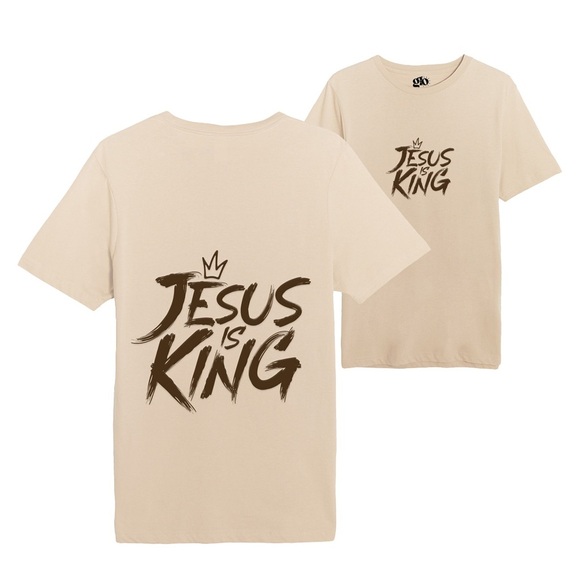 Glo clothing Other - Glo Jesus is King Tee Color: Mushroom